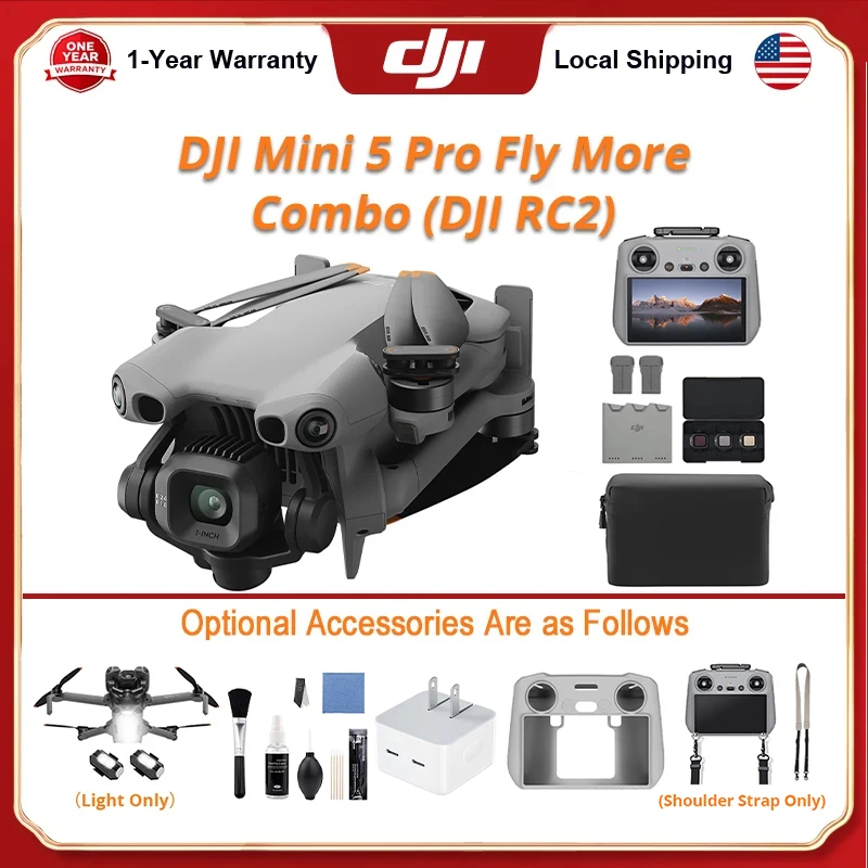 Drone Kit Build Yourself - DJI 미니 5 프로 플라이 콤보